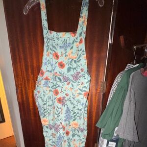 Floral Print Jumpsuit - Multicolor